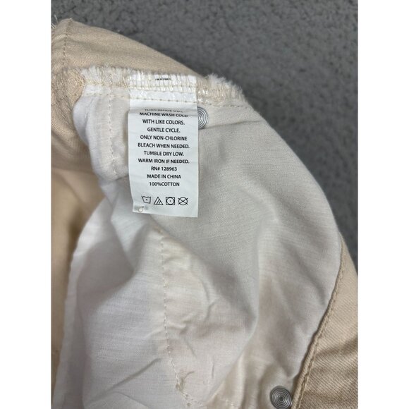 Indigo Rein Juniors' Women's Cargo Mini Skirt Taupe (Cream) Medium New With Tags - Picture 5 of 7